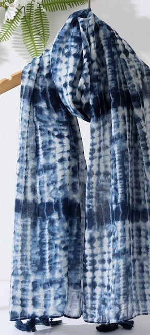 CHIFFON TIE DYE SCARF