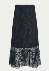 TEXTURED LACE WESTERN EDGE SKIRT