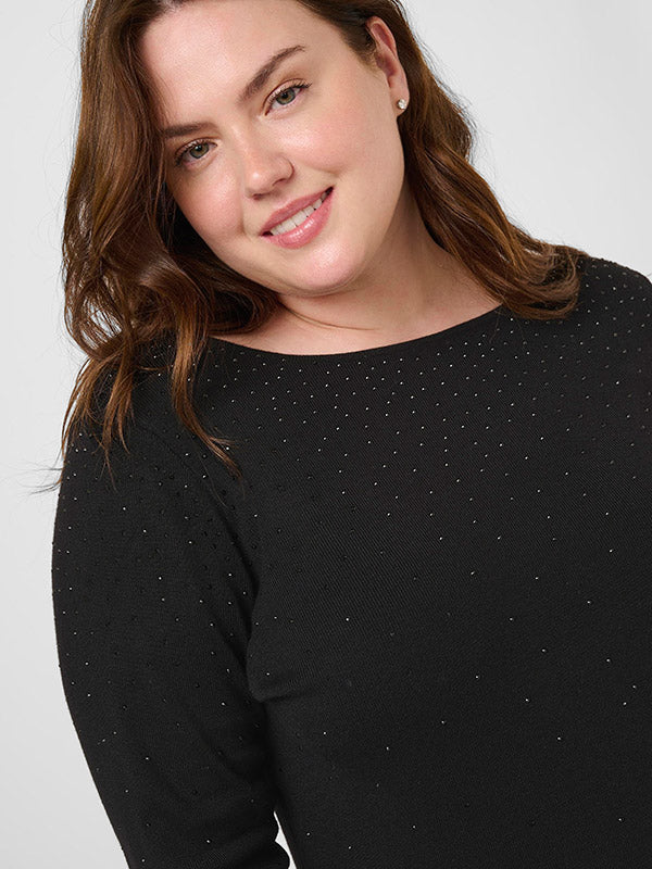 KAFFE CURVE KCMINA KNIT PULLOVR