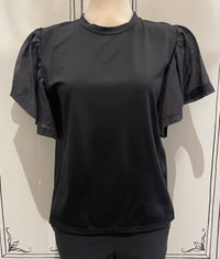RUFFLE SLEEVE TOP
