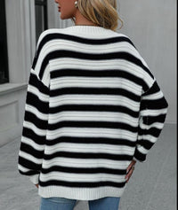 MISS S SWEATER OVERSIZED STRIPED
