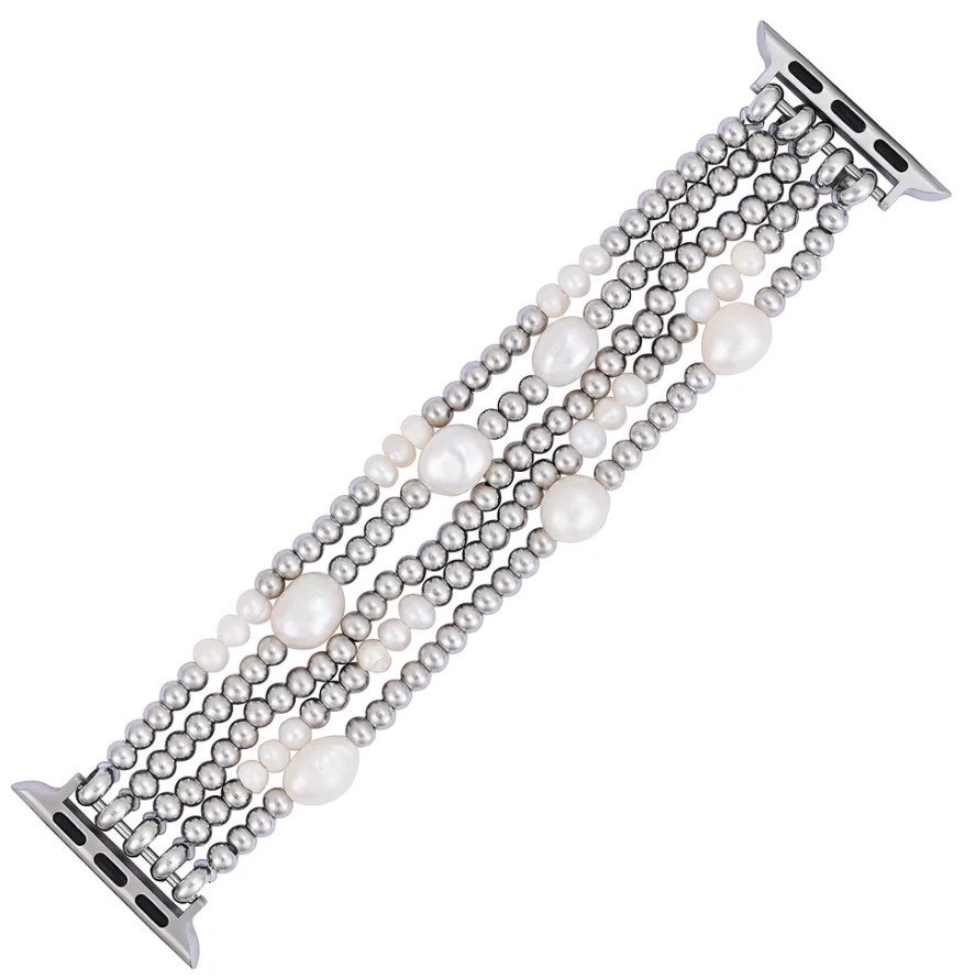 CAPE DIABLO APPLE WATCH STRAP PEARL STRETCH