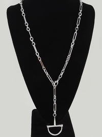 POLISHED LINK CHAIN DROP NECKLACE