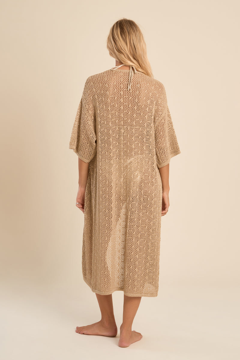 MOLLY KIMONO OPEN FRONT MIDI