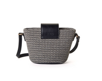 SKYLA BAG CROSSBODY 2 TONE WOVEN