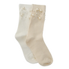 LIM LIM SOCKS RIBBED WITH PEARL