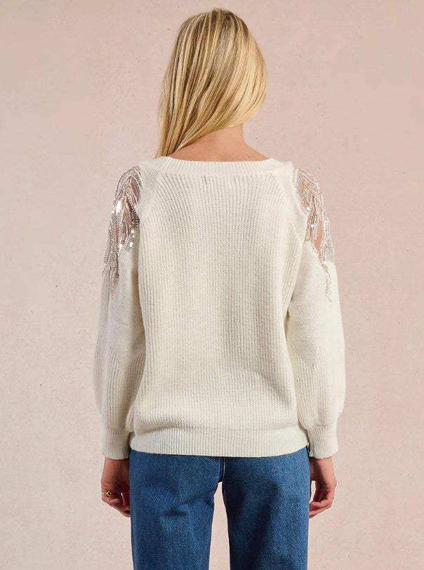 MOLLY SWEATER LACE SLV