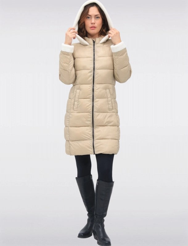 POINT ZERO LONG PLUSH PUFFER