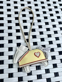 ITALIAN LEATHER HORSE CHARM