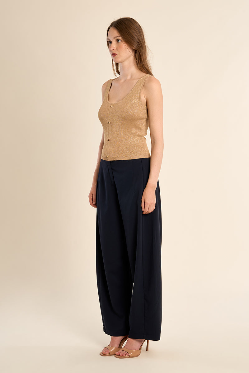 MOLLY TANK SCOOP NECK SLVLES