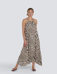 HALTER NECKLINE DRESS