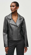 JOSEPH RIBKOFF PEARLIZED MOTO JACKET