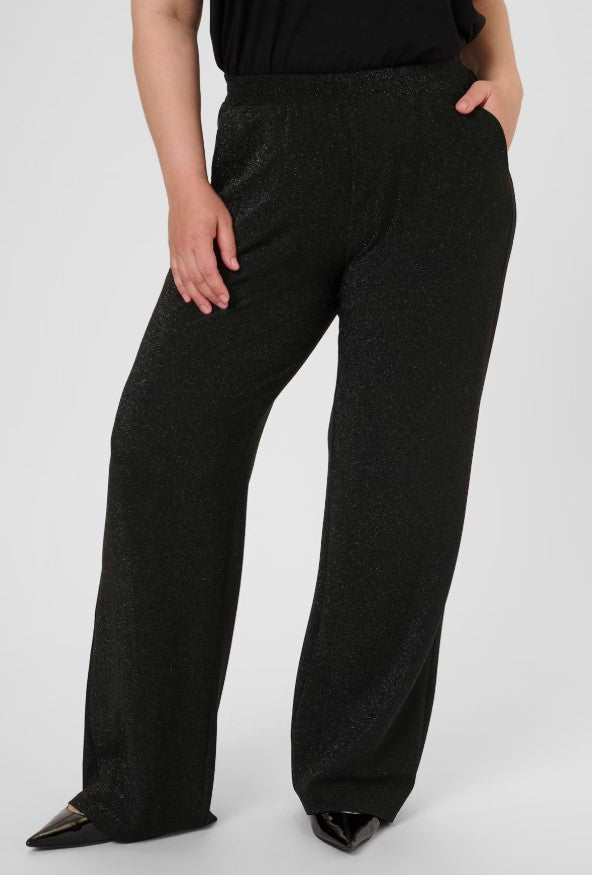 KAFFE CURVE WIDE LEG TROUSERS
