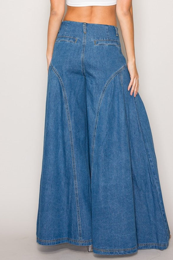 SUPER WIDE LEG JEANS