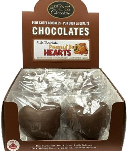 AND PEANUT BUTTER CHOCO HEART