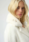 RIBKO SWEATER COAT PEARLS