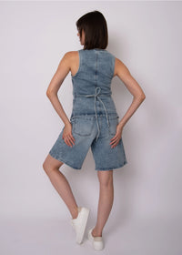 RD DENIM VEST BTTNS