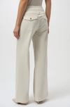 RIBKO WIDE LEG BTTN PANTS