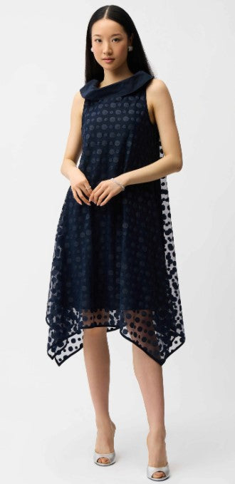 RIBKO MIDI DRESS DOT ALINE