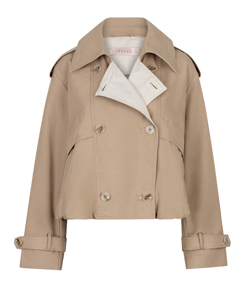 ESQUALO CROP TRENCH BUBBLE