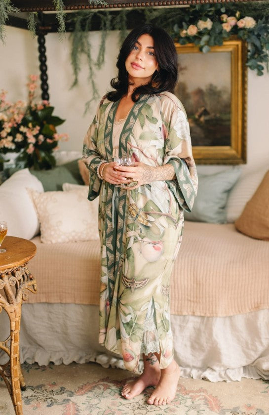 MARKET OF STARS KIMONO OPERA ROBE WITH BELT