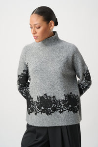 RIBKOFF PULLOVER FLRL EMBRD