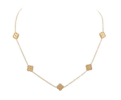 MERX NECKL 4 LEAF CLOVER TINY