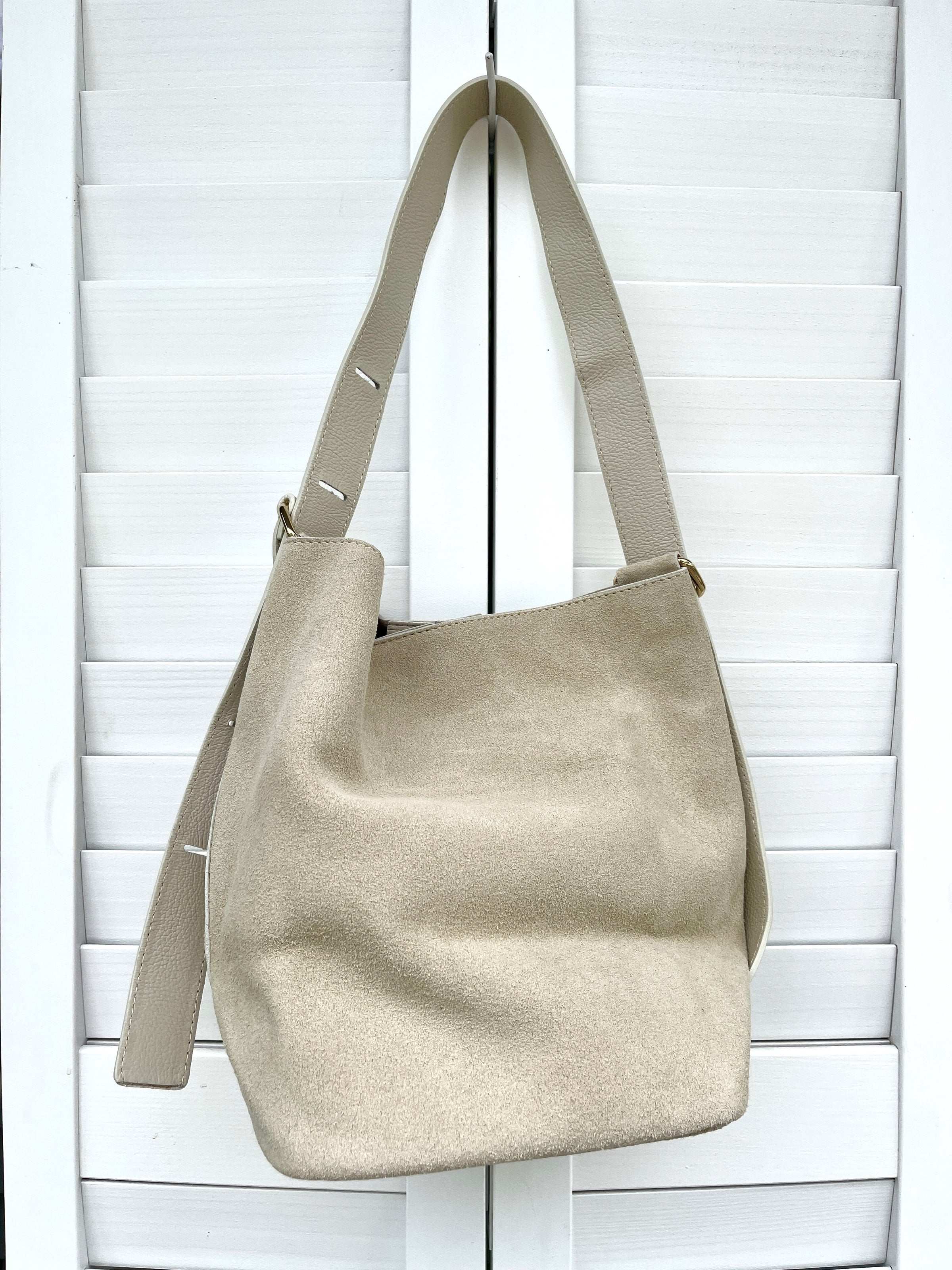 ITALIAN SUEDE HOBO BAG