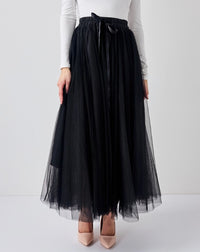 LONG TULLE SKIRT