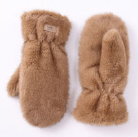 WELL GLOVE MITTEN FAUX FUR