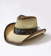 TIGHT STRAW STRUCTURED HAT
