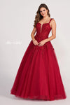 EW BGOWN TULLE PLUNGE