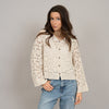 RD CARDI L/S BUTTON UP VNECK