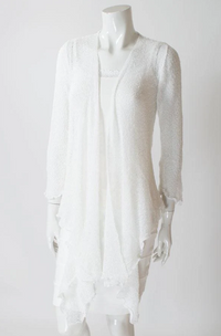 BLUE SKY LONG OPEN FRONT SWEATER