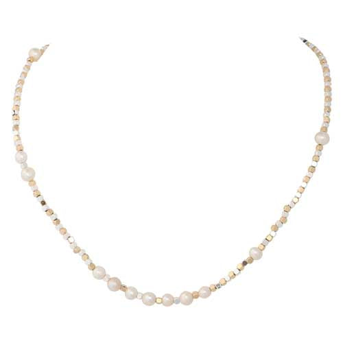 MERX NECKL 2 TONE WATR PEARL