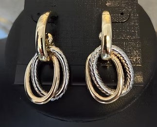 KBELL EARR 2TONE HOOP