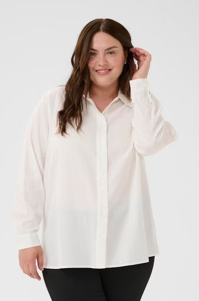 KAFFE CURVE SHIRT LONG SLEEVE RELAX FIT