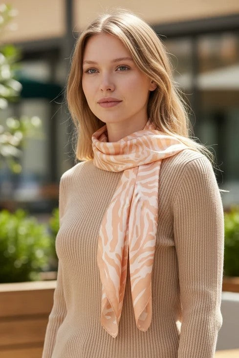 CATH SCARF ZEBRA PRINT