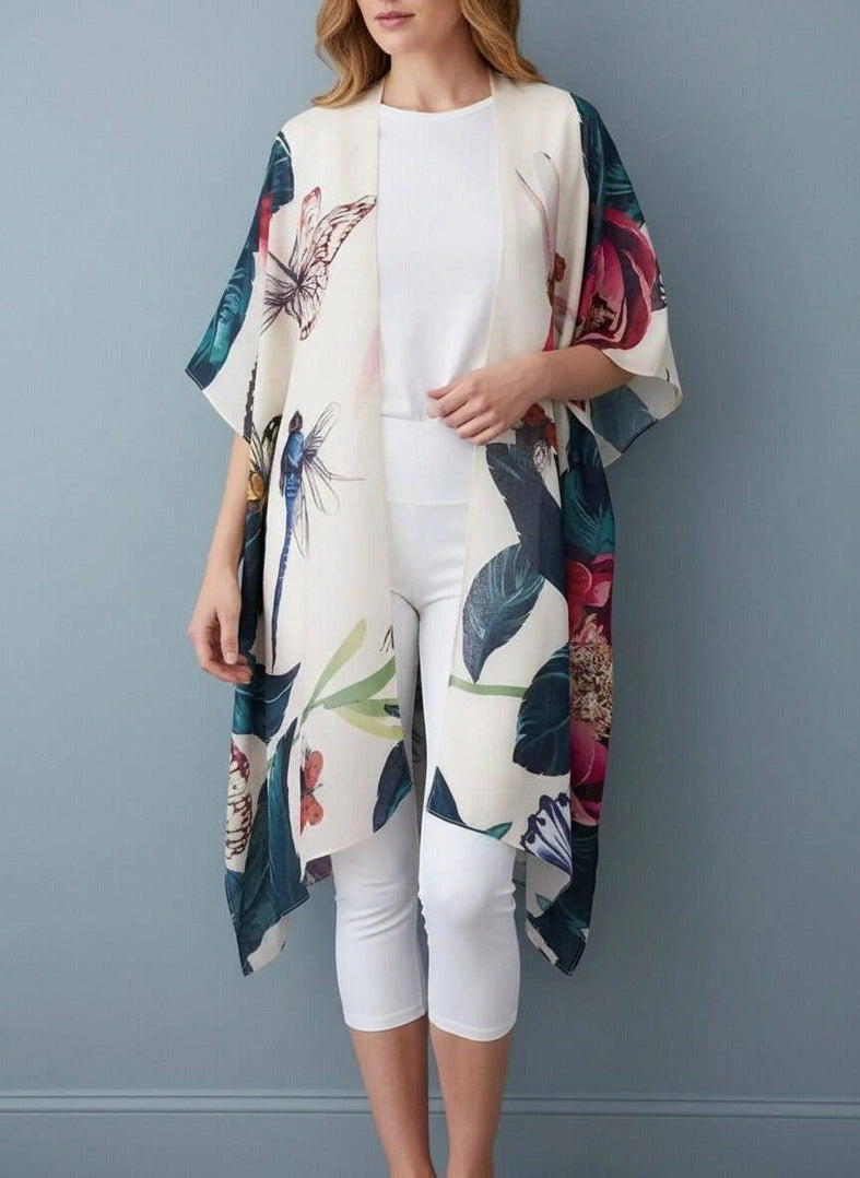DRAGONFLY GARDEN KIMONO
