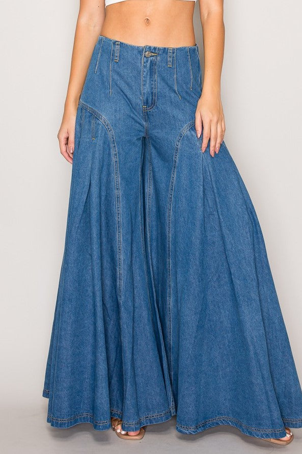 SUPER WIDE LEG JEANS