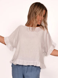 CATHERINE RUFFLE EDGE TOP