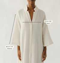 CRINKLE SHIRT DRESS