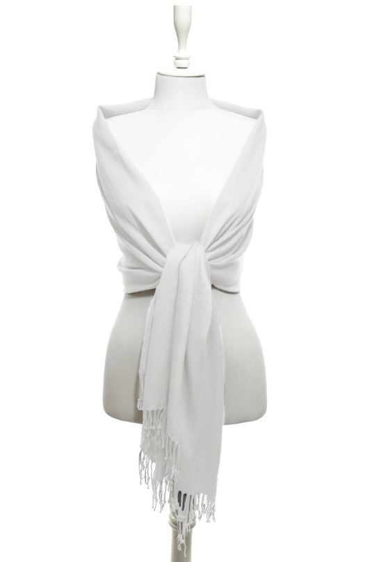 SOLID PASHMINA WRAP SCARF