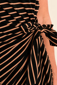 MOLLY DRESS LONG SIDE GATHER