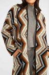 ASTRID ZIGZAG LONG CARDIGAN