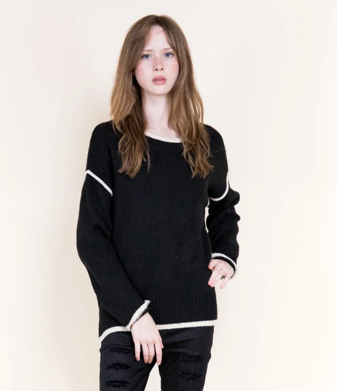 ORIGINAL SWEATER CONTRAST HEM