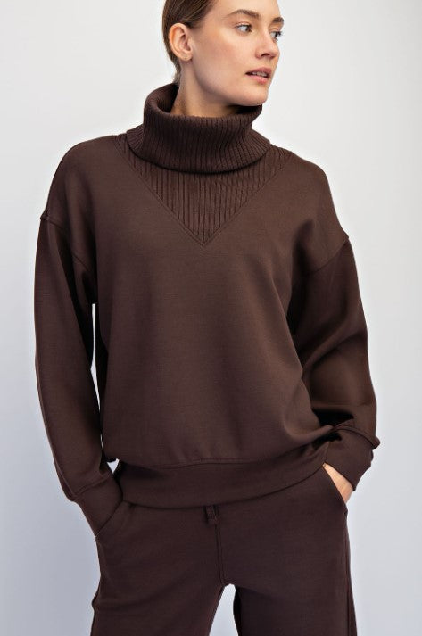 RAE SWEATER SCUBA TURTLENECK