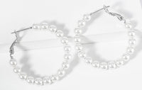 WONA EARR PEARL BEADED HOOP