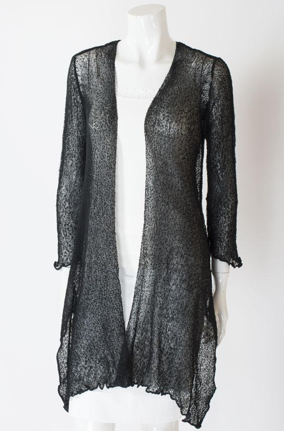 BLUE SKY LONG OPEN FRONT SWEATER