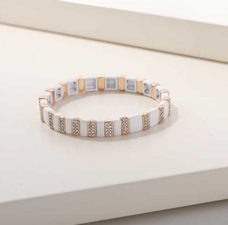 MERX BRACL ENAMEL TILE CRYST